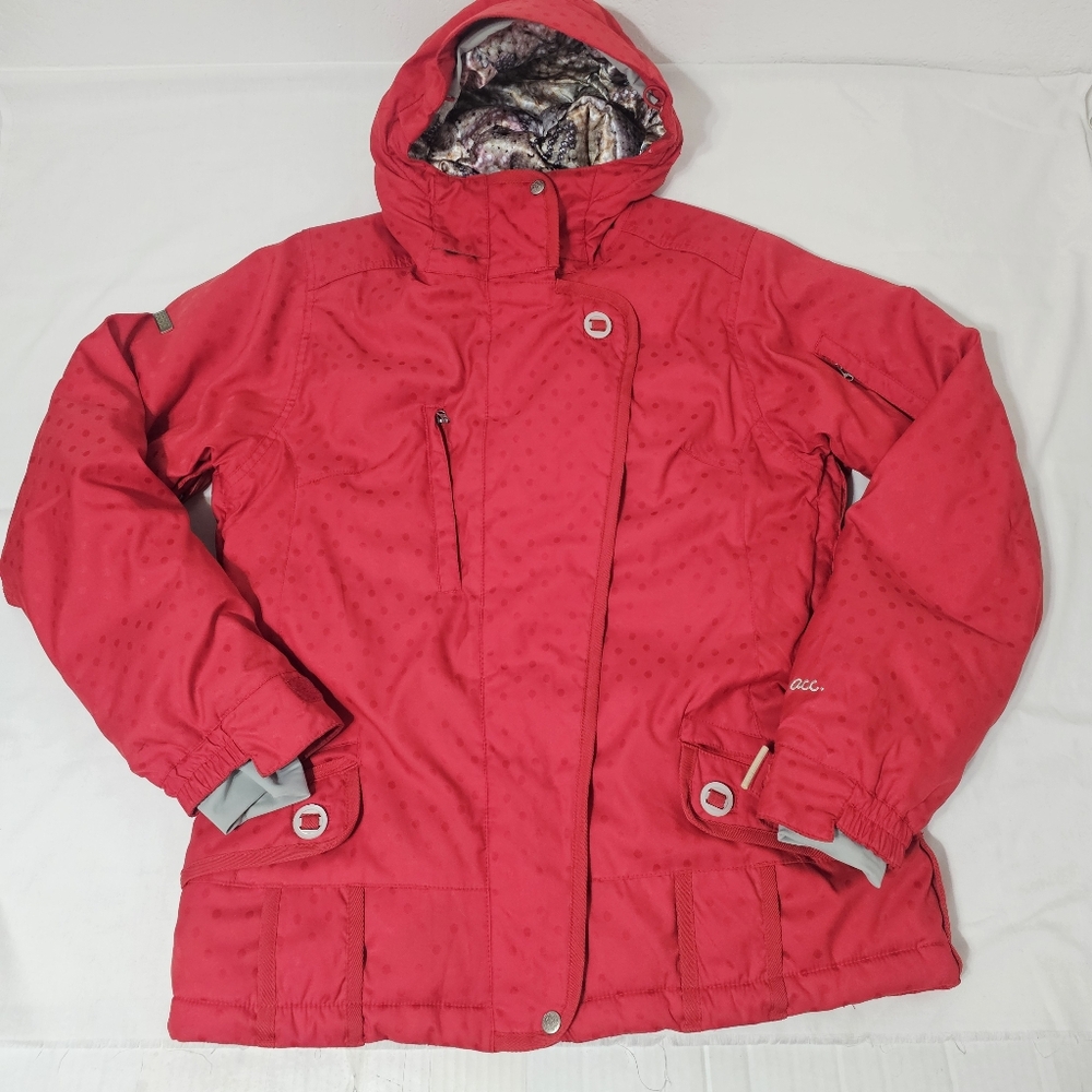 686 Red Snowboard Ski Jacket ACC Waterproof Hooded Women’s - Picture 9 of 9